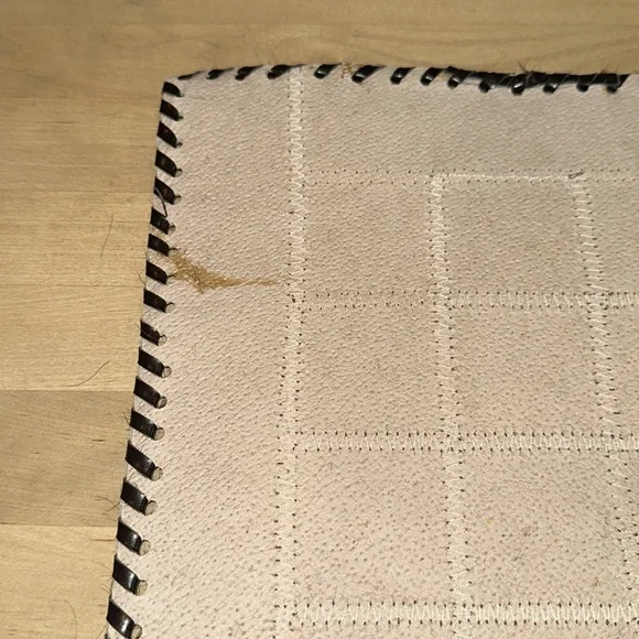 Handcrafted Cowhide Checkers Set - Brown and Black - Picture 10 of 10